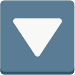Треугольник, указывающий вниз Эмодзи в браузере Mozilla