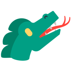 Cabeça de dragão Emoji Mozilla