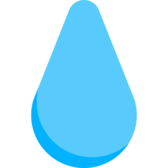 Gota de agua Emoji Mozilla