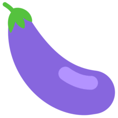 Eggplant Emoji in Mozilla Browser
