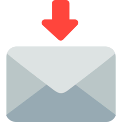 Envelope With Arrow Emoji in Mozilla Browser