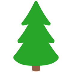 🌲 Вечнозеленое дерево Эмодзи в браузере Mozilla