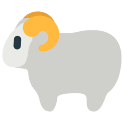 🐑 Овца Эмодзи в браузере Mozilla