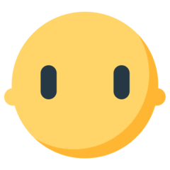 Cara sem boca Emoji Mozilla