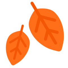 Fallen Leaf Emoji in Mozilla Browser