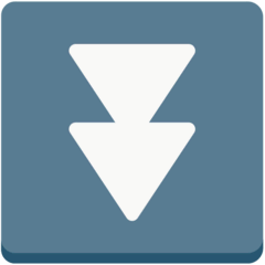 Triângulo duplo a apontar para baixo Emoji Mozilla
