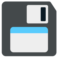 Floppy disk on Mozilla