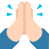 🙏 Manos con las palmas juntas Emoji en Mozilla