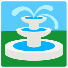 Fountain Emoji in Mozilla Browser
