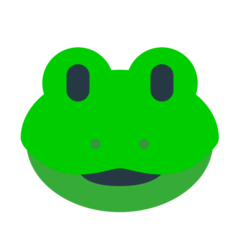 개구리 얼굴 on Mozilla