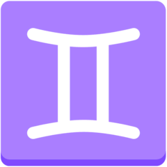 ♊ Знак зодиака Близнецы Эмодзи в браузере Mozilla