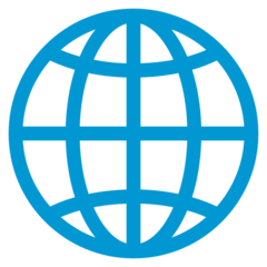 🌐 Globe terrestre avec méridiens Émoji sur Mozilla