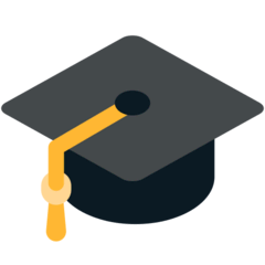 Graduation Cap Emoji in Mozilla Browser
