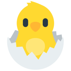 Hatching Chick Emoji in Mozilla Browser