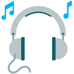 Fones de ouvido Emoji Mozilla