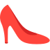 Zapato de tacón Emoji Mozilla