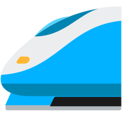 High-Speed Train Emoji in Mozilla Browser
