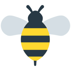 Пчела Эмодзи в браузере Mozilla