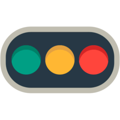 🚥 Horizontal Traffic Light Emoji in Mozilla Browser