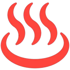 Hot Springs Emoji in Mozilla Browser