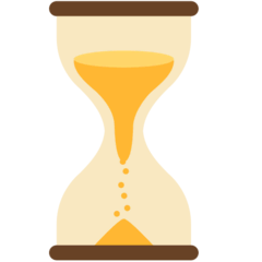 ⏳ Reloj de arena con la arena cayendo Emoji en Mozilla