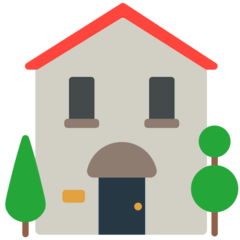 House Emoji in Mozilla Browser