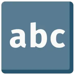 Symbol Liter Alfabetu on Mozilla