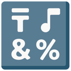 Símbolo de introdução de símbolos Emoji Mozilla