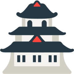 Японский замок Эмодзи в браузере Mozilla