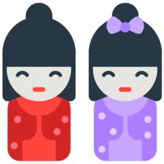 Muñecas japonesas Emoji Mozilla