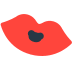 Marca de beijo Emoji Mozilla