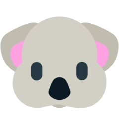 Cara de coala Emoji Mozilla