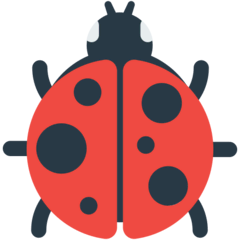 Lady Beetle Emoji in Mozilla Browser