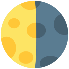 Last Quarter Moon Emoji in Mozilla Browser