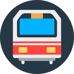 Поезд метро Эмодзи в браузере Mozilla