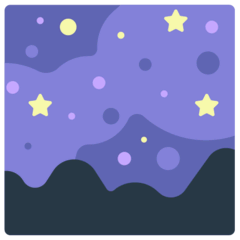 Milky Way Emoji in Mozilla Browser