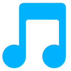 Musical Note Emoji in Mozilla Browser
