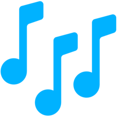 Musical Notes Emoji in Mozilla Browser