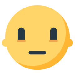 無感情の顔 on Mozilla