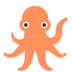 Octopus Emoji in Mozilla Browser