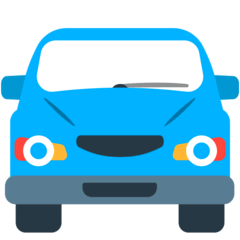 Carro de frente Emoji Mozilla