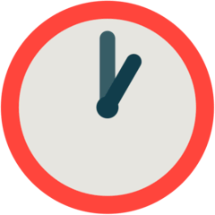 One O’clock Emoji in Mozilla Browser