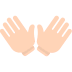 Open Hands Emoji in Mozilla Browser
