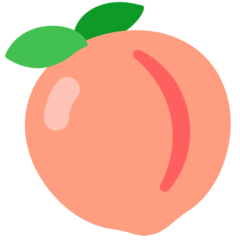 🍑 Peach Emoji in Mozilla Browser