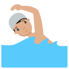 Person Swimming Emoji in Mozilla Browser