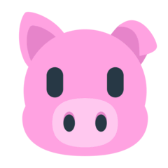 🐷 Pig Face Emoji in Mozilla Browser