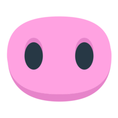 🐽 Pig Nose Emoji in Mozilla Browser