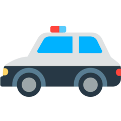 Carro da polícia Emoji Mozilla