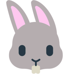 Rabbit Face Emoji in Mozilla Browser