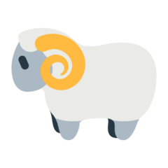 Ram Emoji in Mozilla Browser